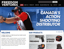 Tablet Screenshot of freedomventures.ca